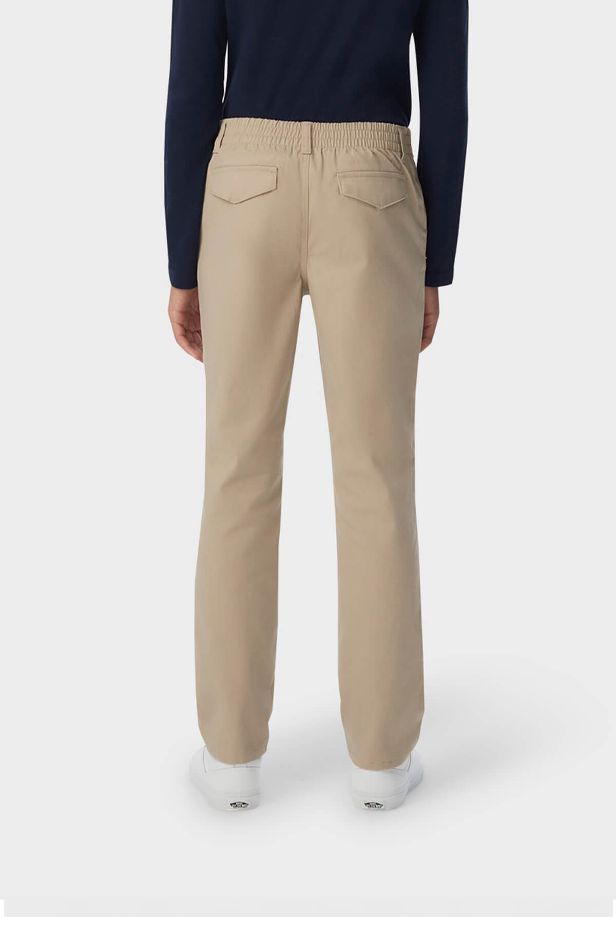 Girls’ Pull-On Straight Fit Stretch Twill Pant - French Tooast