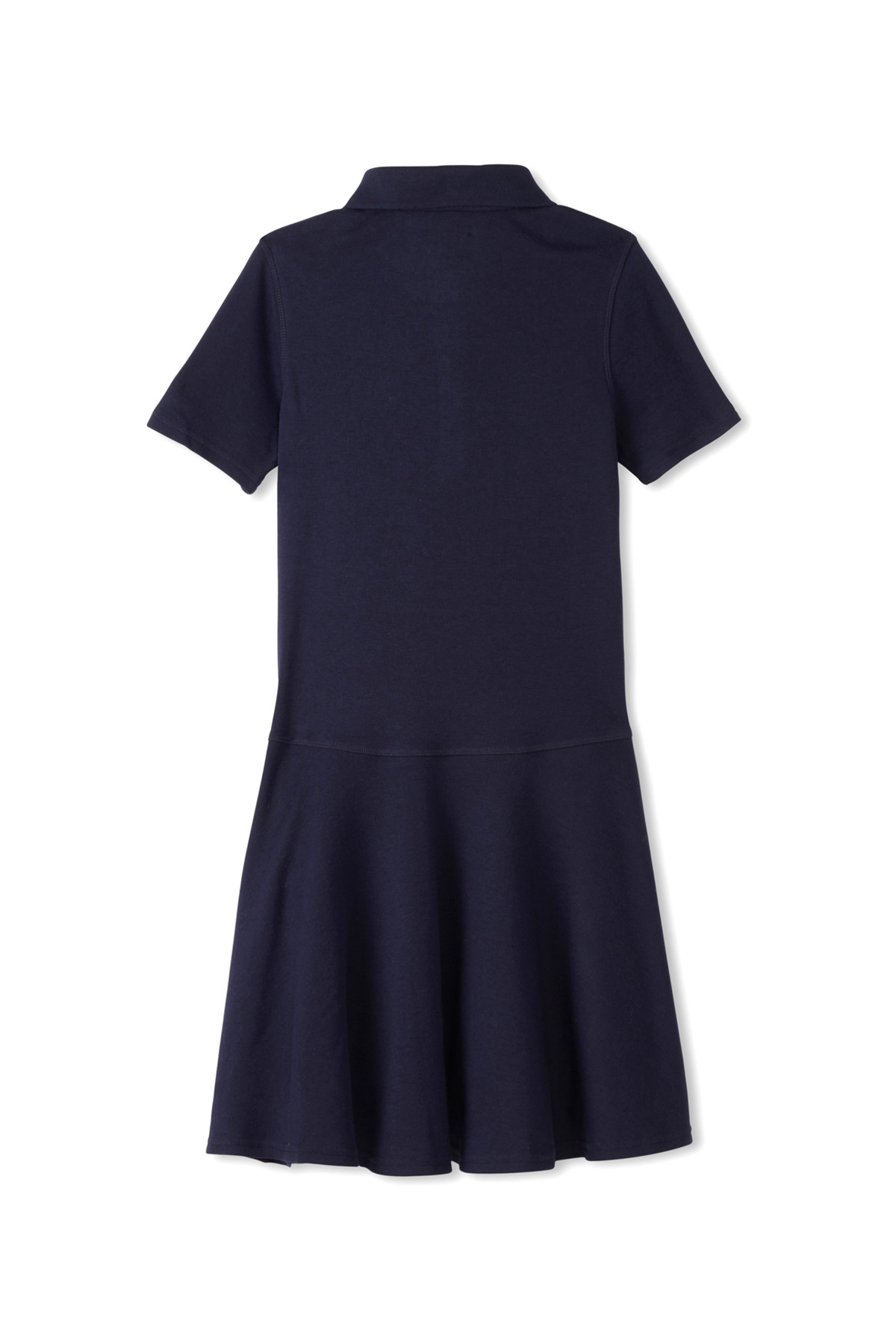 Adaptive Short Sleeve Interlock Polo Dress - French Tooast