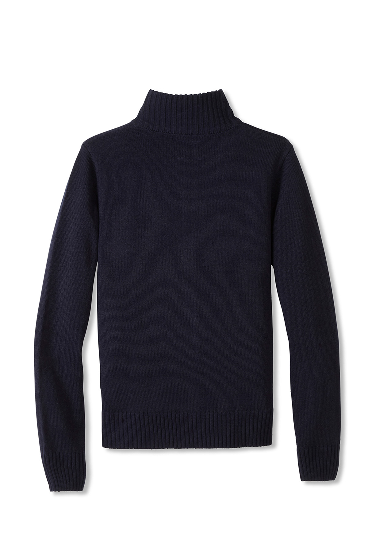 Mock Neck Zip Front Sweater - French Tooast