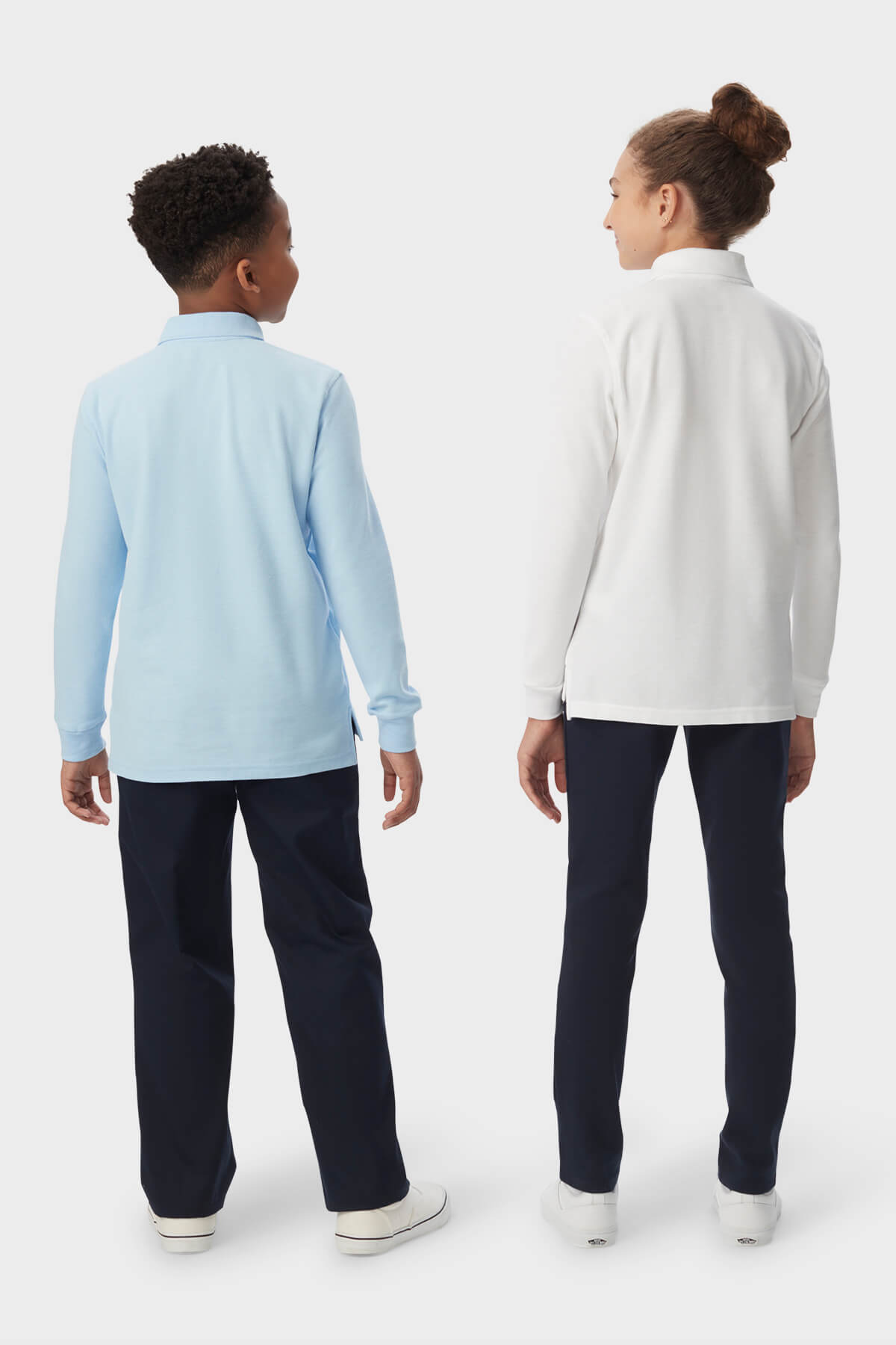 Long Sleeve Piqué Polo - French Tooast