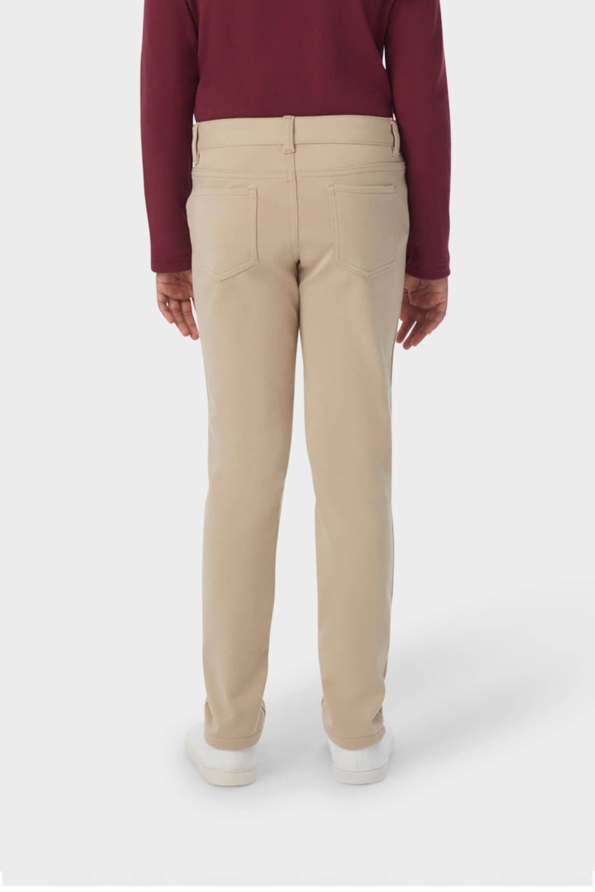 Girls’ Slim Fit Stretch Ponte Pant - French Tooast