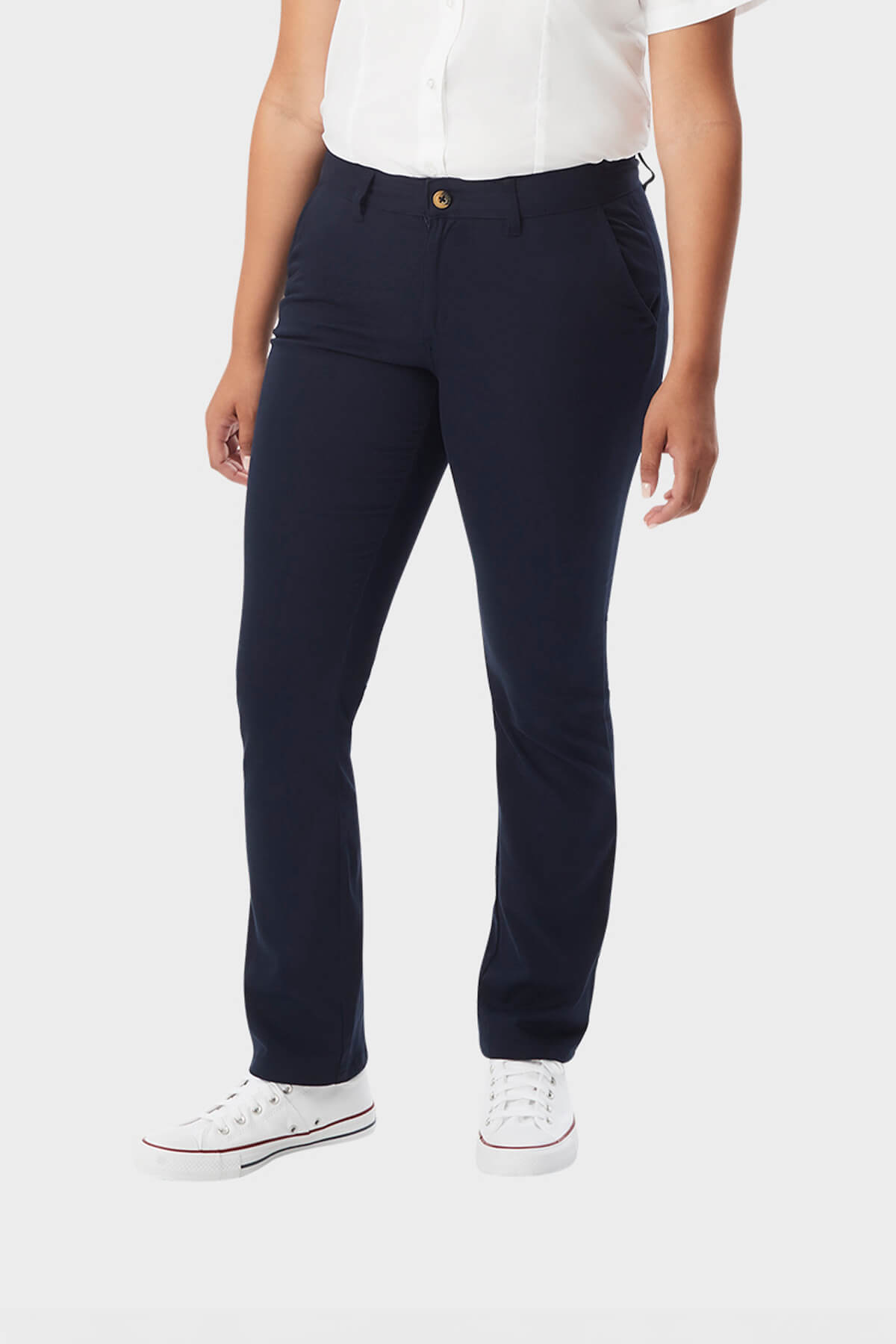 Girls’ Straight Fit Stretch Twill Pant - French Tooast