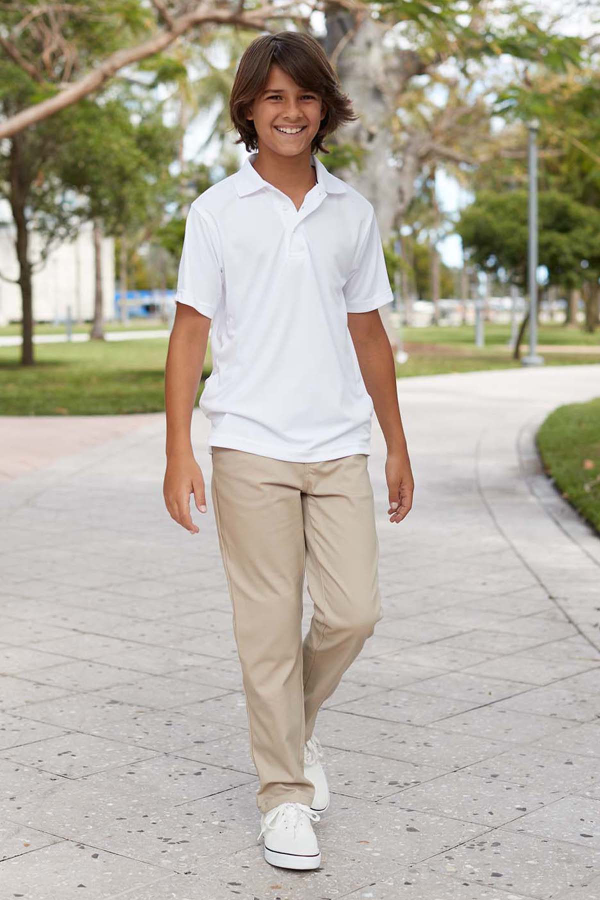 Boys’ Straight Fit Stretch Twill Pant - French Tooast